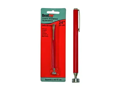 CANETA MAGNETICA TELESCOPICA (61CM)24POL CORPO EM AL