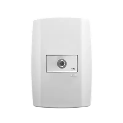 CJ TOMADA ANTENA TV HORIZONTAL SLIM