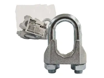 CLIP PARA CABO DE ACO 1POL - 5PCS