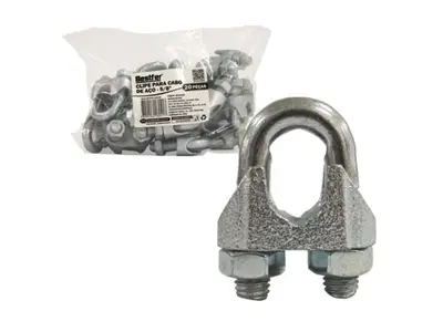 CLIP PARA CABO DE ACO 5/8POL - 20PCS