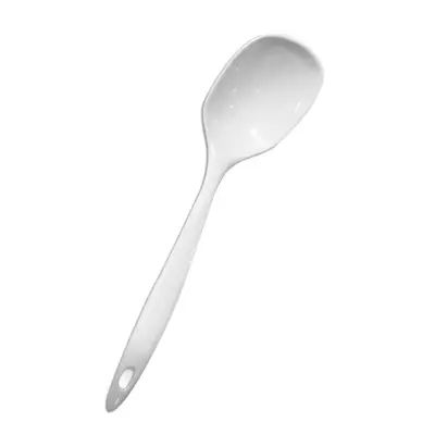 COLHER RASA 27CM BRANCA
