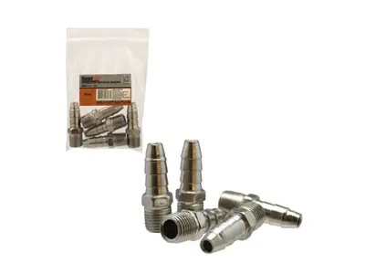 CONECTOR ESPIGAO MACHO NPT 3/8 - 5PCS