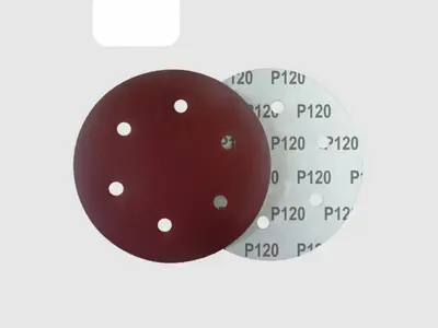 DISCO DE LIXA BASE VELCRO 225MM 8 FUROS GRAO 120 - 10PCS