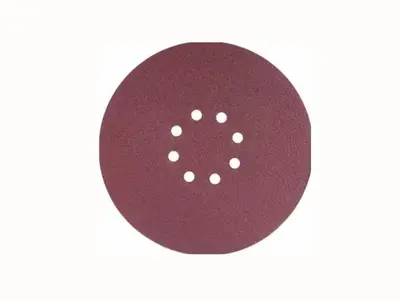 DISCO DE LIXA BASE VELCRO 225MM 8 FUROS GRAO 180 - 10PCS