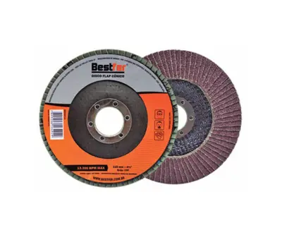 DISCO FLAP CONICO 4 1/2POL GRAO 100