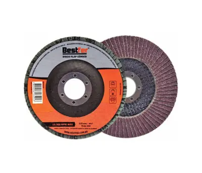 DISCO FLAP CONICO 4 1/2POL GRAO 120