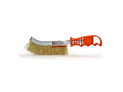 ESCOVA DE ACO 1 FILEIRA CB PLASTICO 10POL