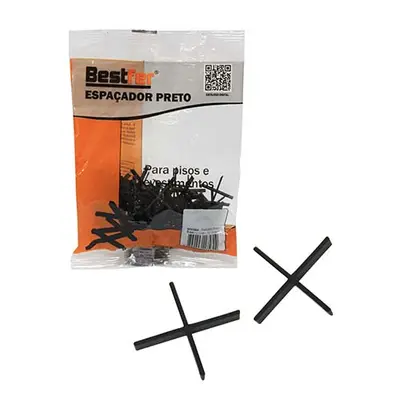 ESPACADOR PRETO 1MM 100PCS