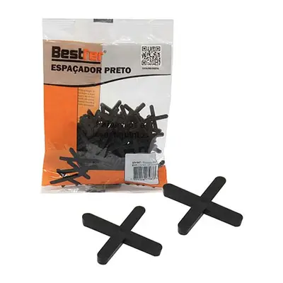 ESPACADOR PRETO 4MM 100PCS