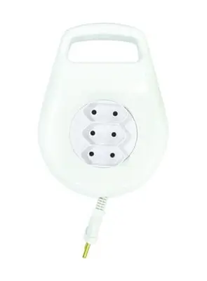 EXTENSAO ENROLAR 5,0m 600/2500W 127/250V~ BR - BL