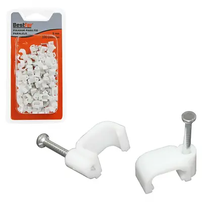 FIXADOR P/FIO PARALELO 9MM 100PCS