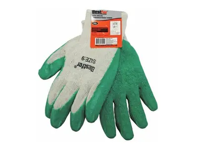LUVA MALHA EMBORRACHADA VERDE XG/9 IND