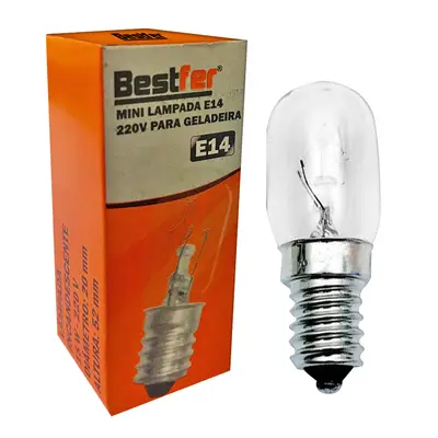 MINI LAMPADA P/GELADEIRA E14 220V