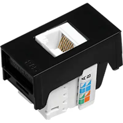 MODULO TOMADA REDE RJ45 CAT5E PT SLIM