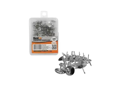 PERCEVEJO NIQUELADO 100PCS