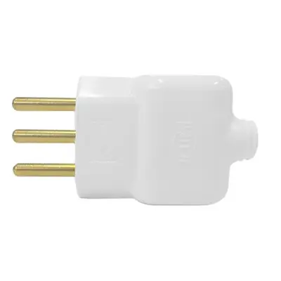 PINO PRENSA CABO 2P+T 10A 250V~ BR - PCT 10 PCS