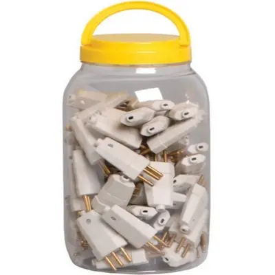 PINO PRENSA CABO 2P+T 10A 250V~ BR - POTE 60 PCS