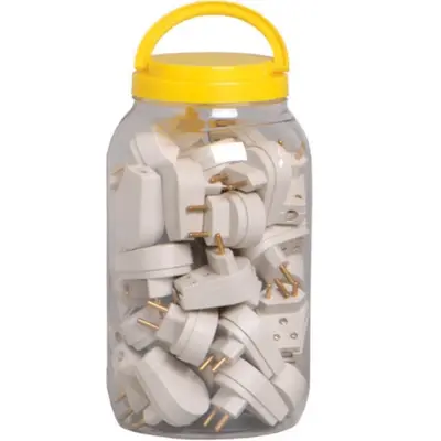 PINO PRENSA CABO GIGANTE 2P 10A 250V~ BR - POTE 40 PCS