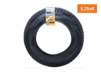 PNEU PARA CARRINHO DE MAO 13 - 3,25 X 8