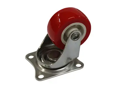 RODIZIO GIRATORIO VERMELHO - 1 1/2POL