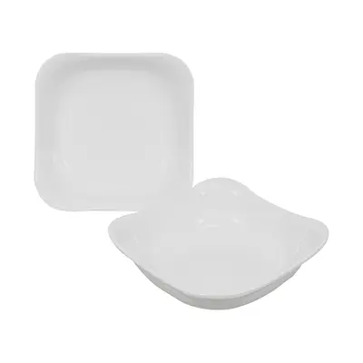 SALADEIRA QUADRADA 15X15X4,5CM BRANCA
